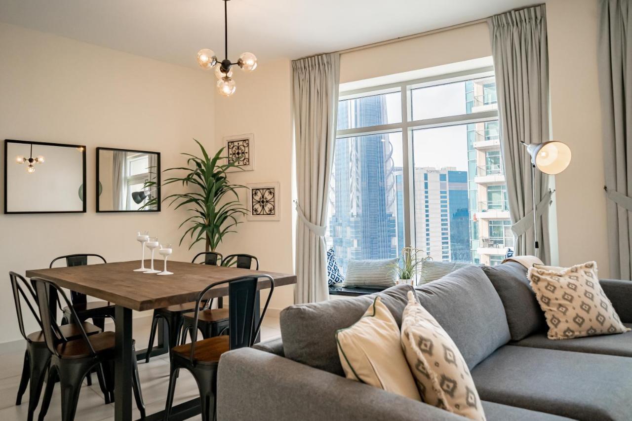 Higuests - Designer Apt With Panoramic View Near Burj Khalifa Dubai Exterior photo
